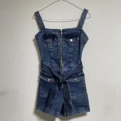 GUESS デニム オールインワン サロペットXS 891