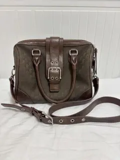 スタッズジャガードモノグラムボストン JEANASIS