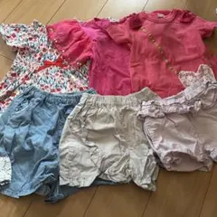トップスとショートパンツセット➕花柄チュニックのサムネイル
