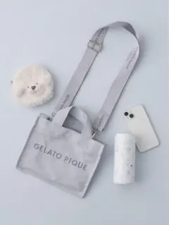 GELATO PIQUE キャンバス ショルダーバッグ ブルー