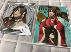 刀ミュ 十周年祝賀祭 目出度歌誉花 缶バッジ ランダムカード 和泉守兼定 有澤