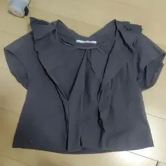 1/2 Un-Demi グレー 半袖カットソーのサムネイル