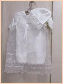 Birthday ベビードレス 50-80cm ホワイト