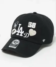 '47×MLB×N21のトリプルコラボキャップ　ヌメロ ドジャース　キャップのサムネイル