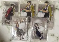 鬼滅の刃 ダイニング新店舗記念 背景付きアクリルスタンド 義勇 実弥 しのぶ