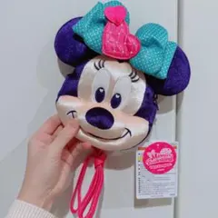 ミニーマウス ポーチ リボン付き 新品 タグ付き