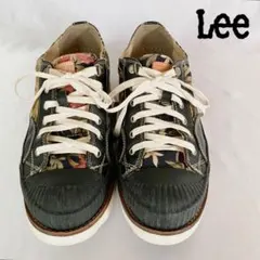 【レア】Lee（リー）メンズ ボタニカル柄 切り替えスニーカー 25.0cmのサムネイル
