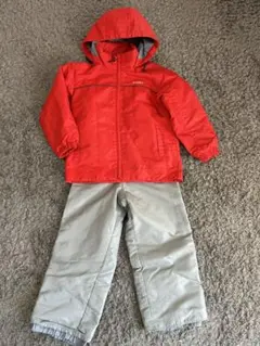 IGNIO 子ども用スキーウェア 赤/グレー　120cm