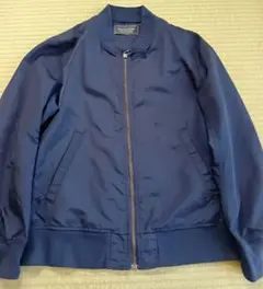 ナノ・ユニバース ネイビー ブルゾン