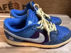 NIKE DUNK × undefeated 青紫 スニーカー　26.5cmのサムネイル