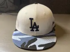 New Era LAロゴ 9FIFTYキャップ ホワイト/カモフラージュ