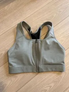 ナイキ　Dri-FIT スウッシュフロントジップ　ウィメンズ　スポーツブラ　S