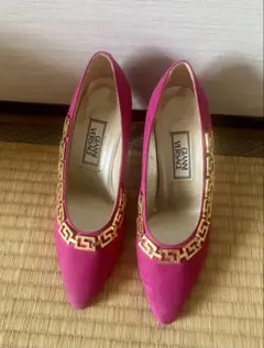 GIANNI VERSACE パンプス ピンク ゴールド金具 size 35のサムネイル