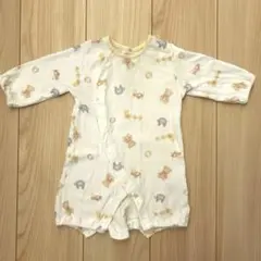 ⭐︎美品⭐︎ ベビー服　ロンパース　80 ホワイト　おもちゃ柄　匿名発送