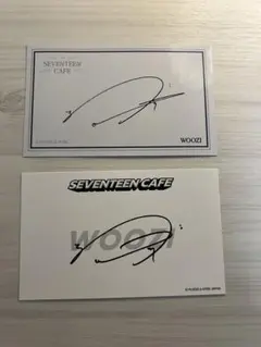 SEVENTEEN ジュン サイン入り缶バッジ SEVENTEEN - セブチカフェ 缶バッジ（FACE）ジュンの通販 by も