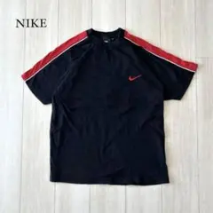 NIKE ナイキ ラグラン y2k 古着 Tシャツ ワンポイント 刺繍 M 平成