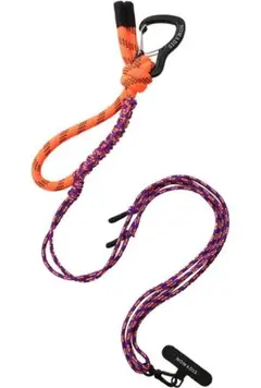 ノマディス　ループストラップ　オレンジxパープル