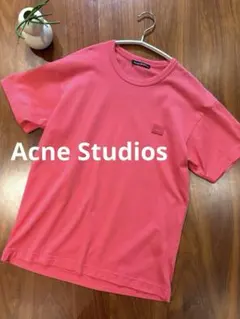 Acne studios アクネ ストゥディオズ　フェイスTシャツ　ピンクのサムネイル