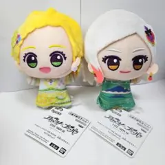アイカツ!×プリパラ THE MOVIEちびぐるみ新条ひなき　黒澤凛　2種セット