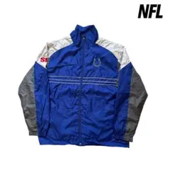 大*悟様 NFL Reebok プロチーム　ナイロンジャケット ブルー