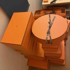 エルメスの箱　袋　リボン