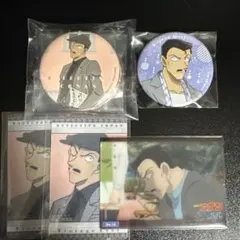 名探偵コナン 缶バッジ 【毛利小五郎】セット！
