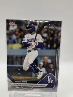 topps NOW ムーキーベッツ　ワイルドカードレッズ戦　　　2塁打3本4打点