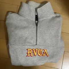 RVCA ハーフジップ スウェット　グレー