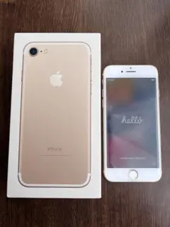 iPhone7 ゴールド 【箱、他付属品付き】