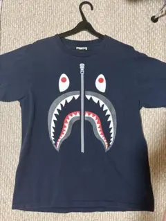 A BATHING APE Shark Tシャツ ネイビーのサムネイル