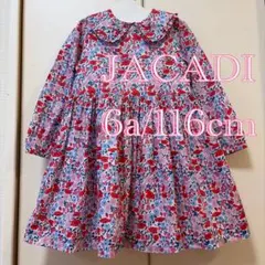 JACADI/ジャカディ　リバティ　ワンピース　110〜120❤️ボンポワン