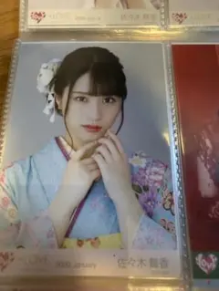イコラブ　＝LOVE 生写真　佐々木舞香　振袖 2020 ヨリ