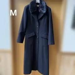 Clé des Lones DeuxブラックロングコートMサイズ