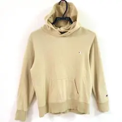 １６０　チャンピオン　ベージュ　パーカー　プルオーバー　スウェット　ジュニア