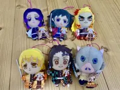 鬼滅の刃 ぬいぐるみ・マスコット 6体セット