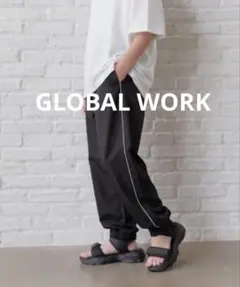 グローバルワーク エアかる ラインパンツ　GLOBAL WORKのサムネイル