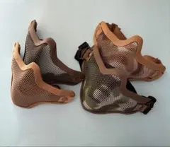 サバゲー用メッシュマスク 4個セット