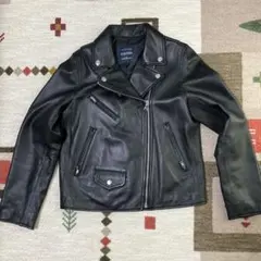 sophila ブラックレザーライダースジャケット