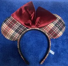 ディズニー　カチューシャ　ミニー　クリスマス