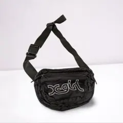 ウエストバッグ　ボディバッグ ブラック×パープル　X-girl（エックスガール）