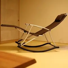 フォールディング メッシュ サウナチェア ロッキングチェア ブロンズ