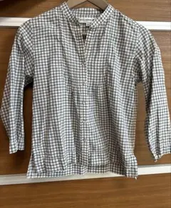 INES DE LA FRESSANGE チェック柄五分袖シャツ S