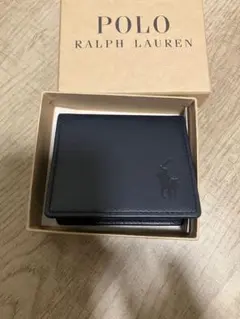 保管品　ポロラルフローレン　コインケース　ネイビー