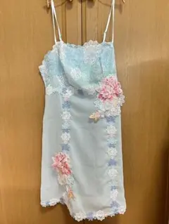 d*3様 サルート Salute 花柄刺繍キャミソール 水色 d*3様 サルート Salute 花柄刺繍キャミソール 水色 - メルカリ