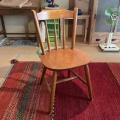 不二貿易 ウィンザーチェア ダイニングチェア 木製 ツートンカラー