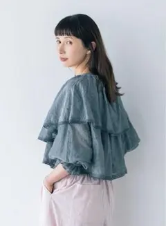 【新品・未使用】kazumi×Samansa Mos2ケープ付きボレロ