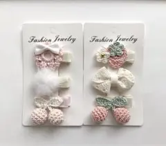 ベビー&キッズヘアクリップ6個セット♡
