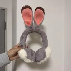 上海ディズニー　ジュディ　カチューシャ　ズートピア　イヤーマフ