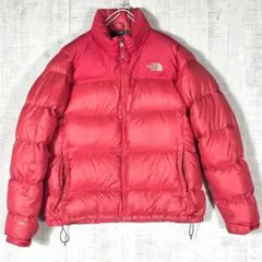 希少カラー✨️ノースフェイス ヌプシ ダウンジャケット700 ルビーレッド L