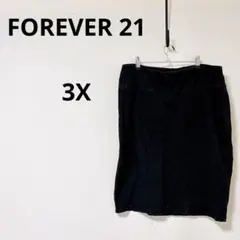 FOREVER 21 ブラック【3X】タイトスカート ブラック